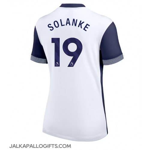 Tottenham Hotspur Dominic Solanke #19 Kotipaita Naiset 2024-25 Lyhythihainen